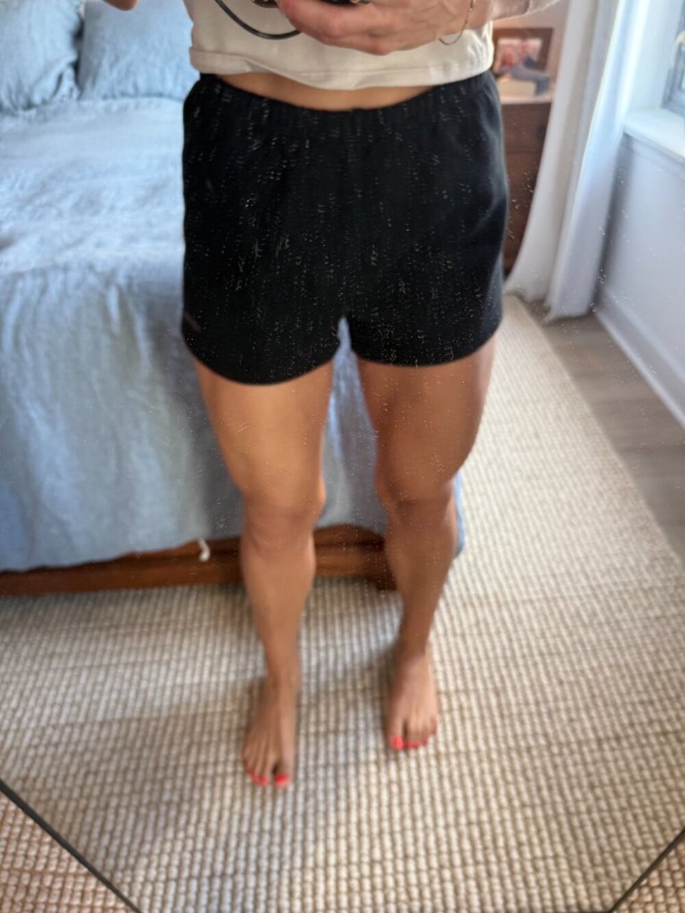 Aritzia Sweatfleece Cozy Fleece Shorts – Small